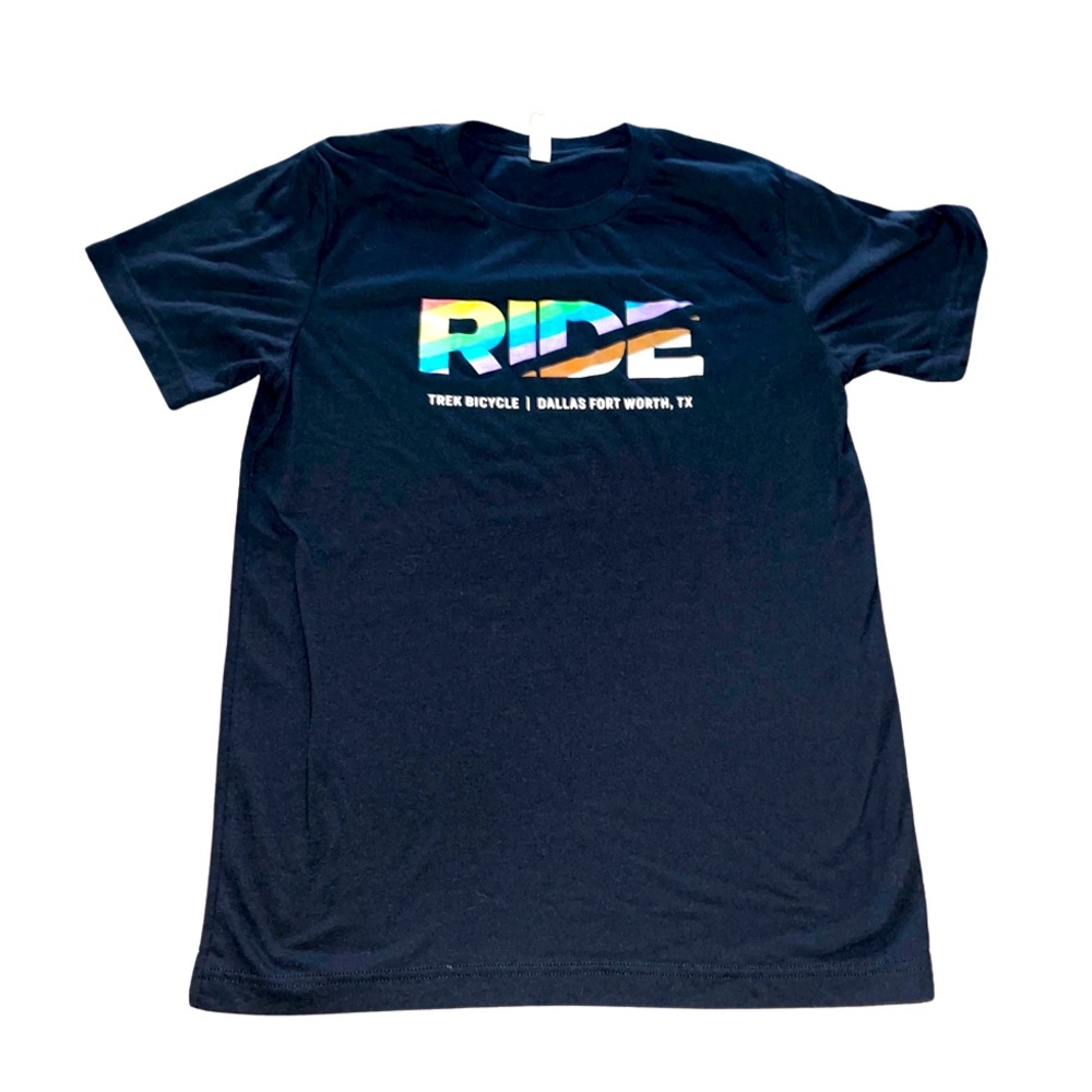 TREK Bicycles of Dallas “Pride” Ride T-Shirt: Adult Medium: GUC